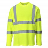 další vyobrazení Reflexní triko s dlouhým rukávem Portwest Long Sleeve, žluté
