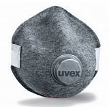 další vyobrazení Respirátor Uvex Silv-Air 7220 FFP2 s Karbonem (aktivní uhlí), stříbrně šedý