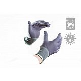 další vyobrazení Samodezinfekční rukavice Agnes HighSafe se stříbrem, šedé