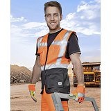 další vyobrazení Síťovaná výstražná vesta Ardon SIGNAL, oranžová