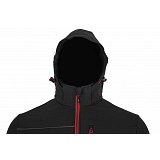 další vyobrazení Softshellová bunda Bennon RUFUS, černá/červená