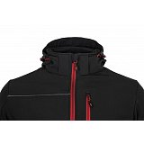 další vyobrazení Softshellová bunda Bennon RUFUS, černá/červená