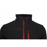další vyobrazení Softshellová bunda Bennon RUFUS, černá/červená