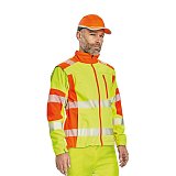 další vyobrazení Softshellová výstražná bunda CRV LATTON, HV žluto-oranžová