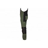 další vyobrazení Strečové pracovní kalhoty s laclem EREBOS BIBPANTS, černé