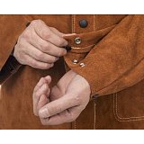 další vyobrazení Svářečská blůza WELDAS Lava Brown s nehořlavými textilními zády, vel.2XL