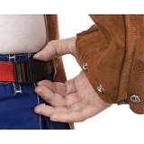 další vyobrazení Svářečská zástěra k rukávníkům WELDAS Lava Brown W44-7800, 120 cm