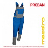 další vyobrazení Svářečské laclové kalhoty CHAMEO MAESTRO WR5, royal/tm.šedá