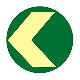 další vyobrazení Tabulka Podlahová šipka, 9,5 cm, samolepka