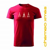 další vyobrazení Unisex triko CHAMEO XMAS, červená + box