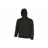 další vyobrazení Volnočasová zateplená mikina Bennon NORTOS SWEATSHIRT, šedá/černá