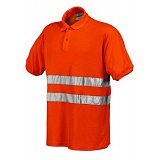 další vyobrazení Výstražná pracovní polokošile Issa 8184, oranžová