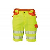 další vyobrazení Výstražné dvoubarevné kraťasy CRV LATTON, HV žluto-oranžové