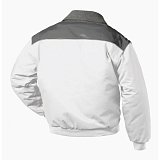 další vyobrazení Zateplená pilotka s vpínací vložkou HOLLIS ALASKA, bílo-šedá