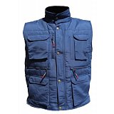 další vyobrazení Zateplená vesta KORMORAN vel.S-8XL, modrá