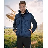 další vyobrazení Zimní pracovní vesta TRITON/TONY, tm.modrá