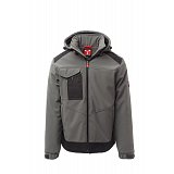 další vyobrazení Zimní prodloužená softshellová bunda Payper PERFORMER PAD, kouřová